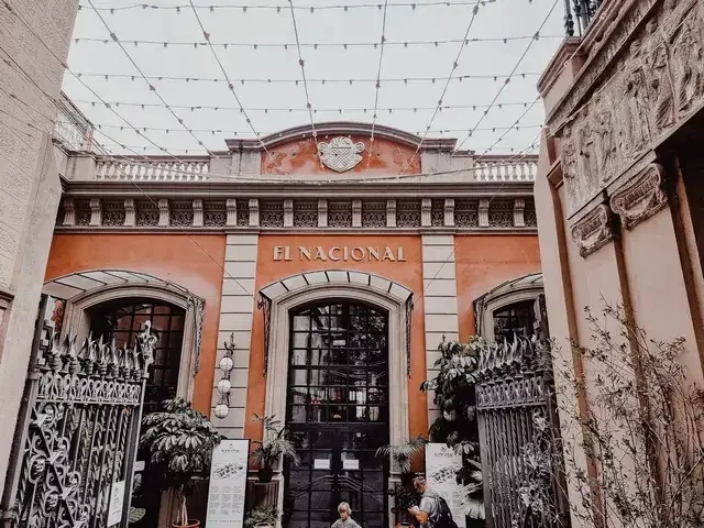 Dining atmosphere and bars inside El Nacional restaurant next to Casa Pere Llibre
